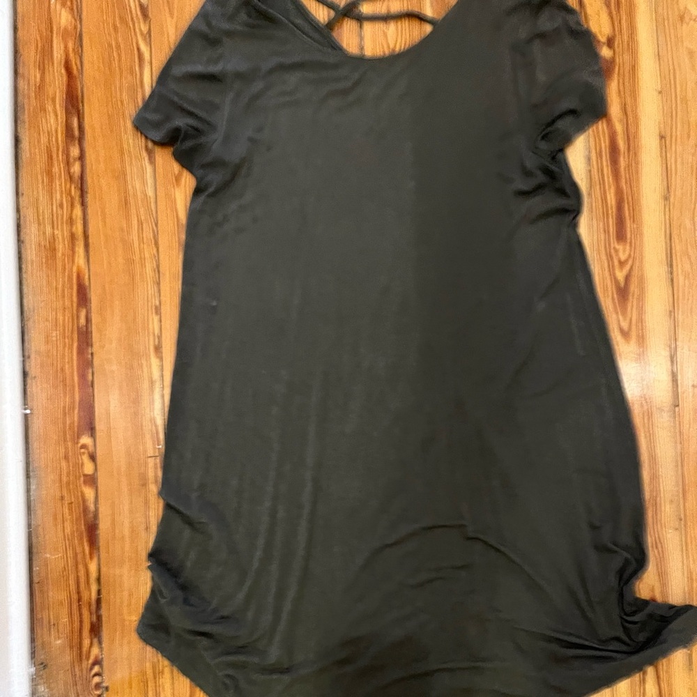 Dress shirt dress